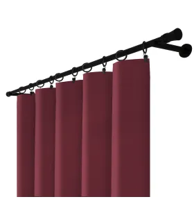 Zatemňovací záves s riasiacou páskou - Blackout Royal Marsala, farbá burgundy