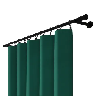 Zatemňovací záves s riasiacou páskou - Blackout Royal Emerald, smaragdovozelená