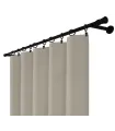 Zatemňovací záves s riasiacou páskou - Blackout Royal Taupe, sivo-bežová