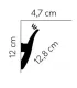 Dekoratívna osvetľovacia lišta na strop QL009 200 x 12 x 4.7 cm Mardom