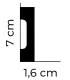 Flexibilná soklová lišta MD359F 200 x 7 x 1.6 cm Mardom flexible
