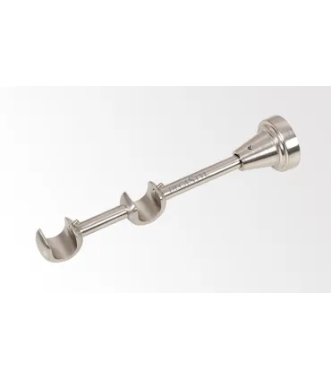 Držiak dvojitý Efekt nerezová oceľ  Ø16 mm