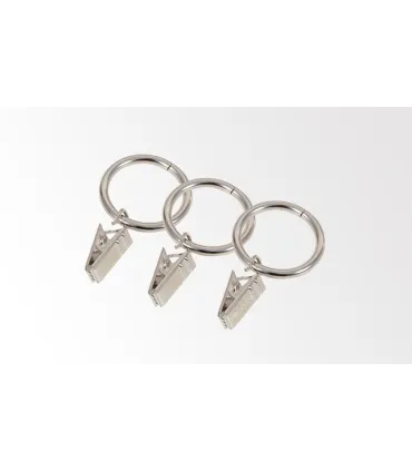 Krúžok so štipcom kus Efekt nerezová oceľ  Ø16 mm