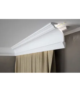 Garnižová stropná lišta MARDOM MD156 - vhodná pre LED podsvietenie