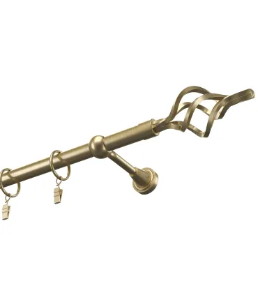 Kovová garniža Antik  Ø 19 mm Gula Azur