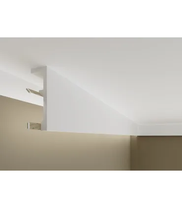 Garnižová stropná lišta Prestige 2 - vhodná pre LED podsvietenie 200x12cm