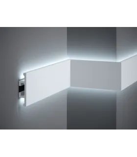 Dekoratívna lišta na stenu QL017 200 x 10 x 2.5 cm Mardom - vhodná pre LED podsvietenie