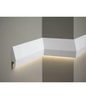 Dekoratívna lišta na stenu MD016 200 x 10 x 2.3 cm Mardom - vhodná pre LED podsvietenie