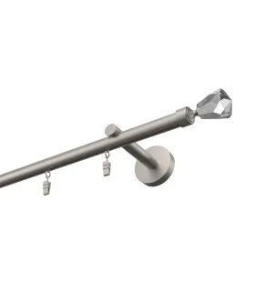 Profilová hliníkova garniža jednoduchá Elegant Satin Crystal cone