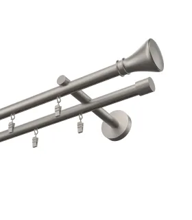 Profilová hliníkova garniža dvojitá Elegant satin Koloseo