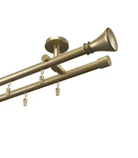 Profilová hliníkova garniža stropná dvojitá Elegant antik Koloseo