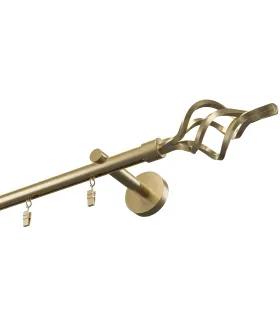 Profilová hliníkova garniža jednoduchá Elegant Antik Gula Azur