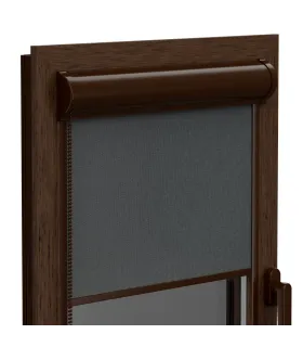 Roleta Termo (termoizolačna) v hlinikovej hnedej kazete Elite plus séria Grafit