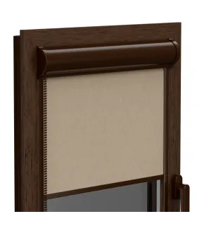Roleta Termo (termoizolačna) v hlinikovej hnedej kazete Elite plus séria Sivá
