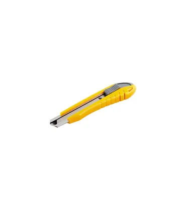 Nôž s odlamovacou čepeľou MASTERTOOL čepeľou 18 mm , kovové vodidlá, tlačidlová svorka, 3 čepele 17-0101