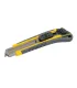 Nôž s odlamovacou čepeľou MASTERTOOL AUTO 18 mm, kovové vodidlá, tlačidlová svorka, TPR povlak, 3 čepele 17-0183