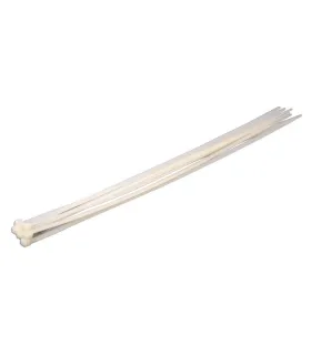 Sťahovacia páska na káble, nylon MASTERTOOL 2,5*120 mm, 100 ks balenie biely 20-1803