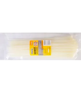 Páska sťahovacia MASTERTOOL na káble, nylon 4,8*300 mm, biely 100 ks balenie 20-1815