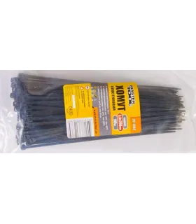 Páska sťahovacia MASTERTOOL na káble, nylon 3,6*200 mm, čierna 100 ks balenie 20-1848