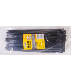 Páska sťahovacia MASTERTOOL na káble, nylon 4,8*250 mm, čierna 100 ks balenie 20-1855