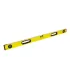 Vodováha hliníková MASTERTOOL PROFI stavebná100 cm 3 libely 0,5 mm/m 0,03° gumový úchyty 36-1003
