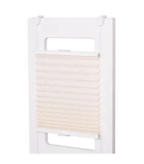 Roleta Plisé Extra séria bez vŕtania Krémová