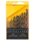 Sada vrtákov do kovu MASTERTOOL 13 ks HSS 2 - 8 mm plastic box BLACK 11-0213