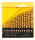 Sada vrtákov MASTERTOOL do kovu 19 ks HSS TiN 1 - 10 мм plastic box Titan11-0219