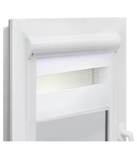 Roleta Deň a Noc v hlinikovej kazete Elite séria škandinávska biela