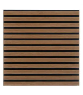 Drevený akustický panel z tmavého dubu 52x52cm