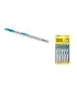 Plátky do priamočiarej píly HCS MASTERTOOL PROGRESSOR pre kov čisté rovné strih 10-21TPI/100 mm T123X 5 ks 14-2814