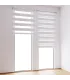 Roleta Deň a Noc na panoramatické okno Biela