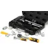 Sada nástrčných hlavíc MASTERTOOL 1/4" - 1/2" CrV račňa 72Т 72 ks 78-5072