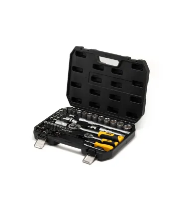 Sada nástrčných hlavíc MASTERTOOL 1/4" - 1/2" CrV račňa 72Т 72 ks 78-5072