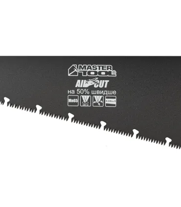 Píla na drevo MASTERTOOL BLACK ALLIGATOR 9TPI MAX CUT 350 mm kalený zub 3D ostrenie teflónová 14-2435